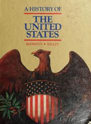 Cover of: A history of the United States