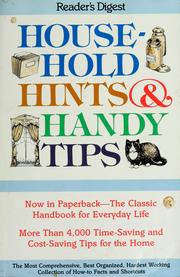 Cover of: Household Hints & Handy Tips
