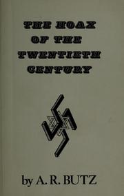 Cover of: The hoax of the twentieth century