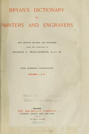 Cover of: Bryan's dictionary of painters and engravers. by Michael Bryan
