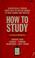 Cover of: Studying