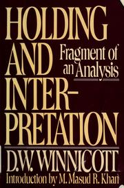 Cover of: Holding and interpretation: fragment of an analysis