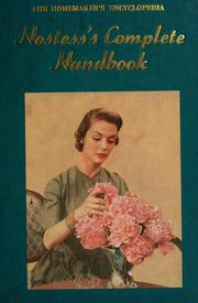 Cover of: The hostess's complete handbook by Dorothy Josephine O'Shaughnessy Clarke