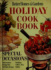Cover of: Holiday cook book: special foods for all special occasions