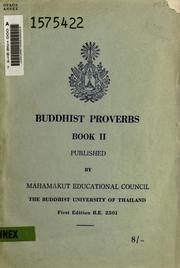 Cover of: Buddhist proverbs by Sapha Kansksa