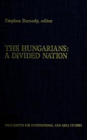 Cover of: The Hungarians by edited by Stephen Borsody.
