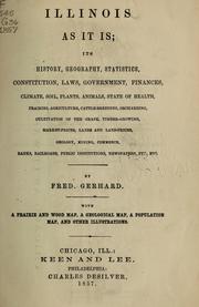 Cover of: Illinois as it is: its history, geography, statistics, constitution, laws, government, finances ... etc