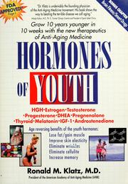 Cover of: Hormones of youth