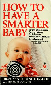Cover of: How to have a smarter baby