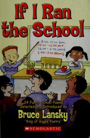 Cover of: If I ran the school