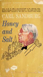 Cover of: Honey and salt by Carl Sandburg