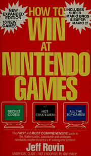 Cover of: How to win at Nintendo Games by Jeff Rovin