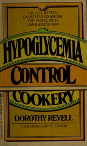 Cover of: Hypoglycemia control cookery