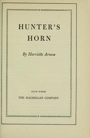 Cover of: Hunter's horn