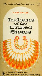 Indians of the United States by Wissler, Clark