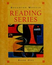 Cover of: Houghton Mifflin reading series: Book 1