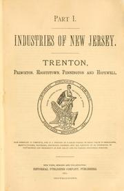 Cover of: Industries of New Jersey by Richards Edwards