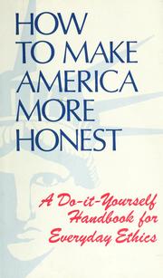 Cover of: How to make America more honest