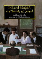 Cover of: Ike and mama and trouble at school