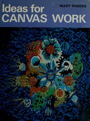 Cover of: Ideas for canvas work