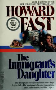 Cover of: The immigrant's daughter by Howard Fast