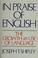 Cover of: In praise of English
