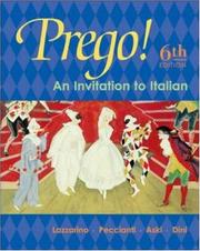 Cover of: Prego! An Invitation to Italian Student Edition with Bind-In Card