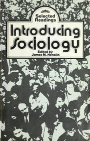 Cover of: Introducing sociology: selected readings
