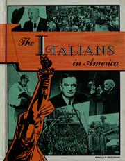 Cover of: The Italians in America by Ronald P. Grossman