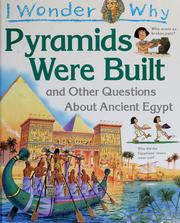 Cover of: I wonder why pyramids were built by Philip Steele