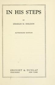 Cover of: In his steps by Charles Monroe Sheldon