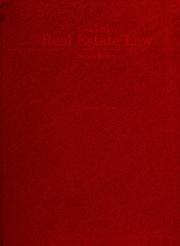 Cover of: Introduction to real estate law