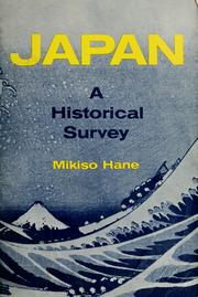 Cover of: Japan; a historical survey.