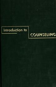 Introduction to counseling by E. L. Tolbert
