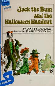 Jack the bum and the Halloween handout by Janet Schulman