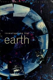 Cover of: Investigating the earth