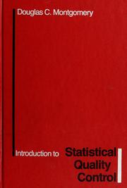 Cover of: Introduction to Statistical Quality Control
