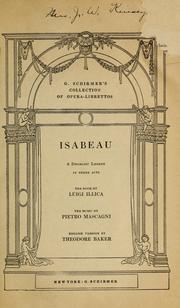 Cover of: Isabeau: a dramatic legend in three acts