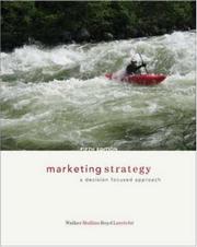Cover of: Marketing Strategy: A Decision Focused Approach (McGraw-Hill/Irwin Series in Marketing)