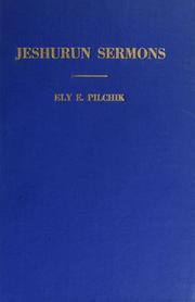 Cover of: Jeshurun sermons