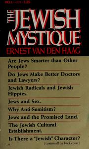 Cover of: The Jewish mystique by Ernest van den Haag.