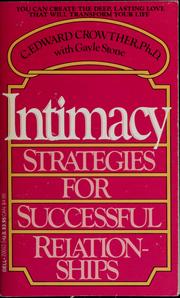 Cover of: Intimacy: strategies for successful relationships