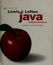 Cover of: Java software solutions by Lewis, John