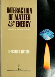 Cover of: Interaction of matter & energy by Norman Abraham