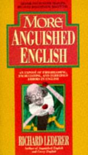 Cover of: More anguished English