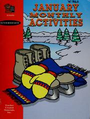 Cover of: January monthly activities by Dona Herweck Rice