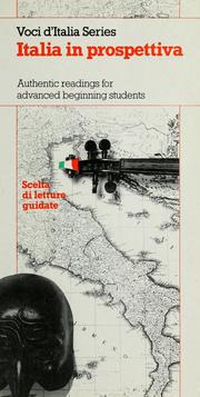Cover of: Italia in prospettiva by Gianfranco Radelli
