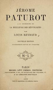 Cover of: Jérome Paturot à la recherche d'une position sociale