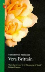 Cover of: Testament of friendship