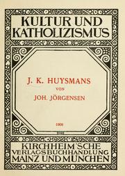 Cover of: J. K. Huysmans
